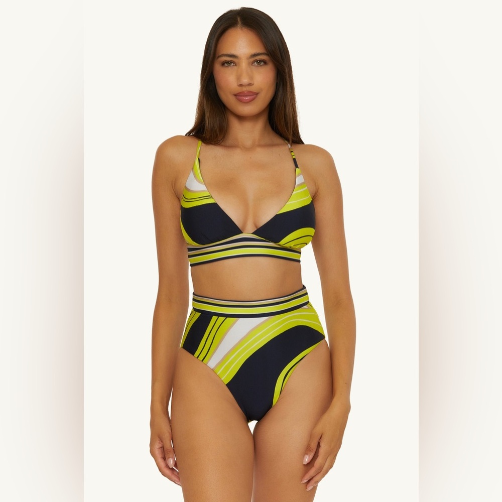 TRINA TURK SWIM
Reversible High-Waist Swim Bottom - Serena Swirl